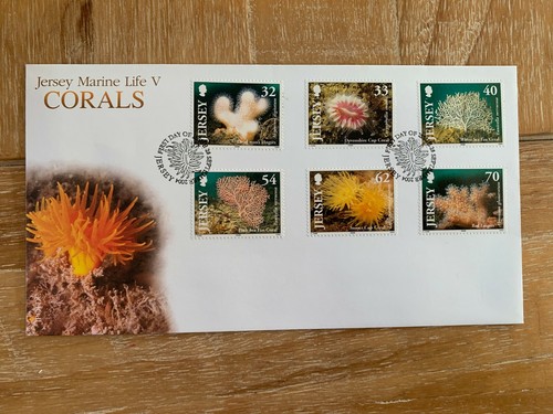 Jersey 2004 fdc - jersey, corals
