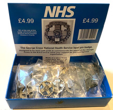 NHS George cross lapel pin