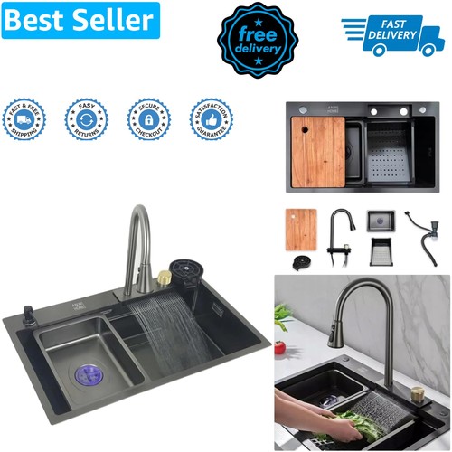 Kitchen sink single bowl - sink, 75x46