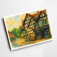 A4 PRINT - Old Timbered