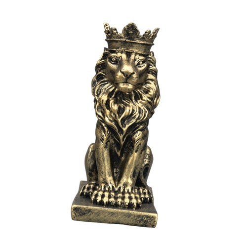 Lion with crown - crown, figurine