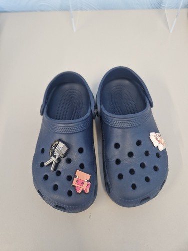Navy crocs junior size 1 - navy,