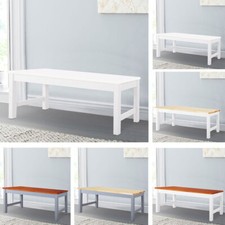 3FT Dining Bench Wooden Long Seat for Kitchen Table Chairs Home Hallway 2 Seater