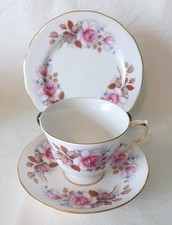 6 X Queen Anne Bone China