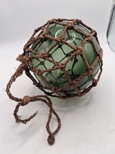 Vintage green Glass Fishing