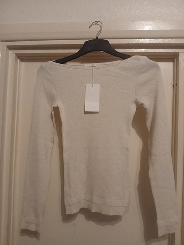 Rib boat neck shirt - boat, m