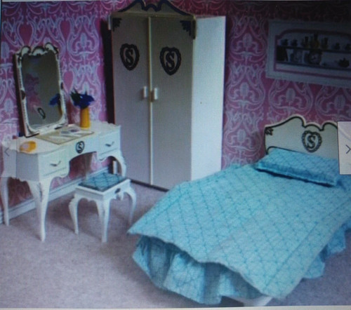 Sindy vintage bedroom - vintage,