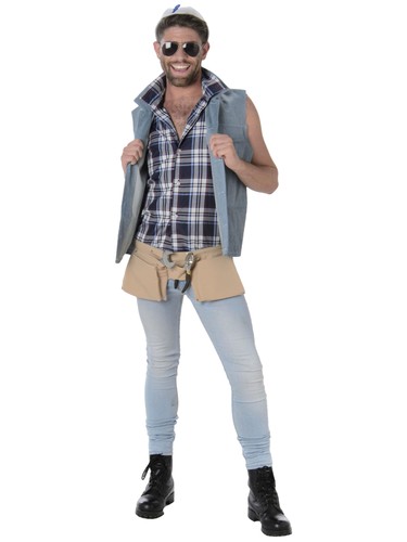 Construction guy 80s - construction,