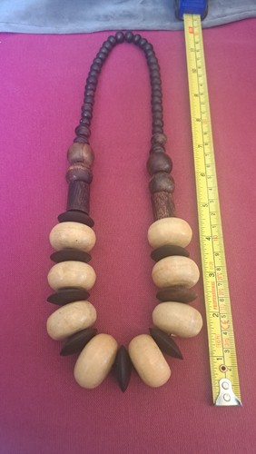 Lovely chunky wooden beaded