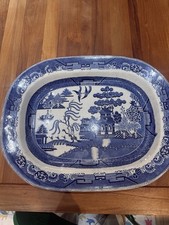 Willow Pattern Large Meat