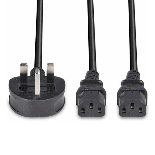 Mains twin power splitter - uk, y