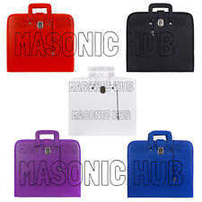 Masonic Regalia 5 Colors Faux Leather Masonic Apron Soft Case with Handle