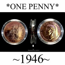 1946 ONE PENNY. 80 YEARS OLD