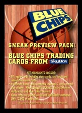 1994 SkyBox Blue Chips Sneak Preview Pack Promo Card