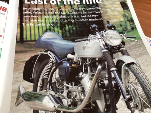 Velocette thruxton motorcycle - velocette,