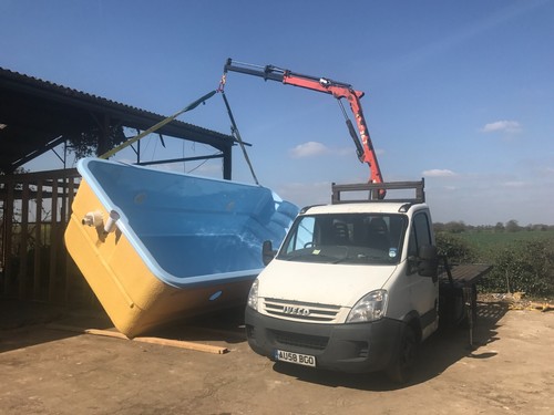 Hiab crane hire transport - crane,