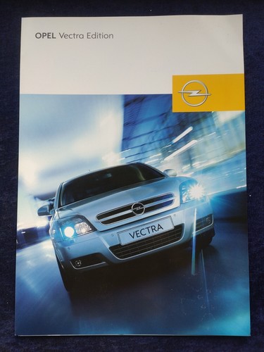 Opel vectra edition brochure - vectra,
