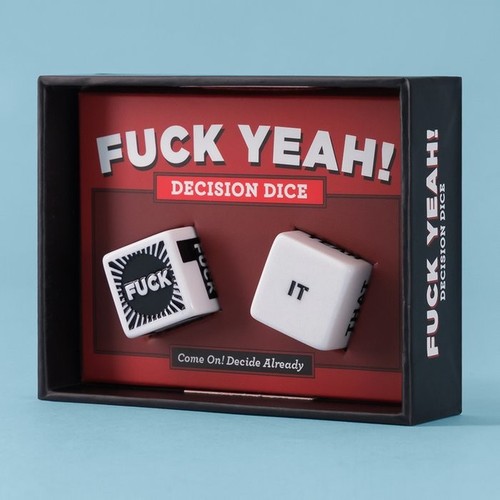 Decision dice set - set, funny