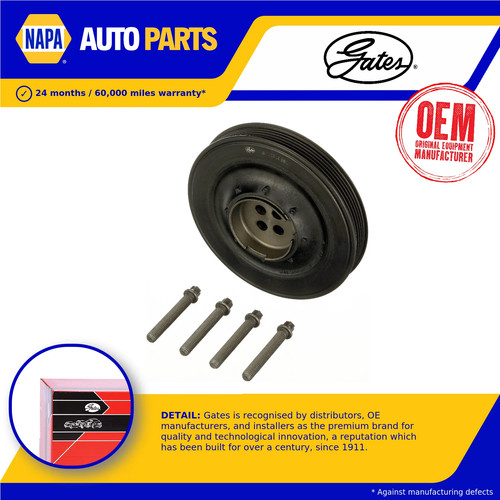 Crankshaft pulley fits - crankshaft, (tvd)