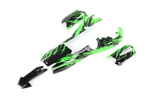 Baja bodyshell black green - baja, black/green