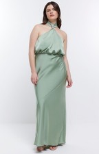 River Island Womens Green Maxi