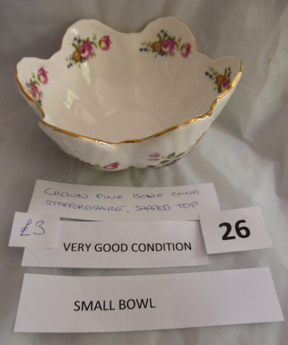Vintage fine bone - bone, crown