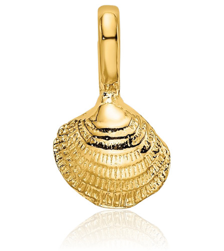 14k solid yellow gold petite - gold,