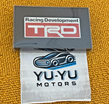 Toyota Genuine TRD Aluminum Logo Emblem Badge MS010-00014 OEM JDM