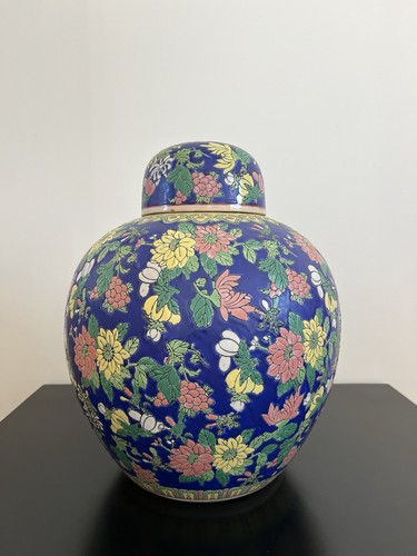 Vintage hand painted oriental - painted,