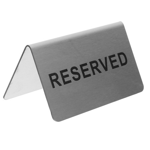 Table reserved tent sign - ,