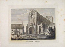 Original Old Antique Print