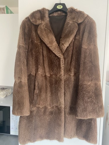 Musquash vintage real fur coat - musquash,