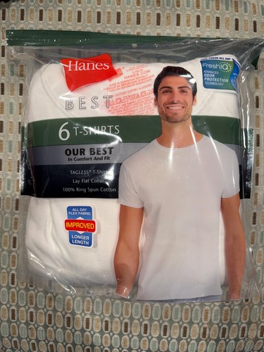 Hanes men shirts 6 tagless - t-shirts,