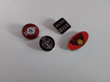 RUSH COLLECTION OF BADGES X 4