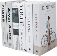 Fashion Fake Book Set, 6 PCS