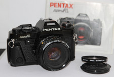 Tested Pentax Super A 35mm SLR Film Camera & 50mm Lens. Free Warranty