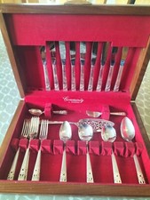 39 Piece Vintage Cutlery Set Community ONEIDA 1948 Morning Star