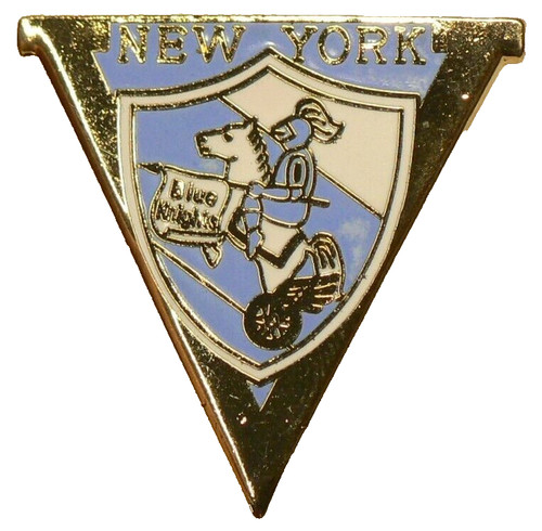 Blue knights police motorcycle - blue,