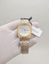 Gucci Watch 25H Two Tone Swiss