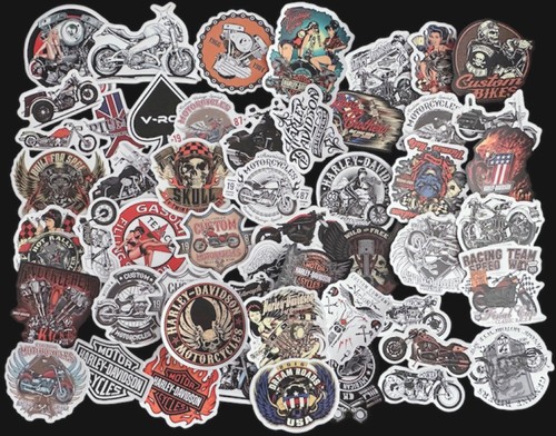 Motorcycle stickers bomb - uk,