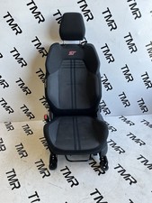 FORD FIESTA ST 2017/2023 3DR RECARO FRONT LEFT HEATED CLOTH SEAT BLUE STITCH 630