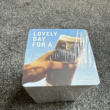 Lovely Day For A Guinness Beer Mats - Sealed Pack (125) Man cave pub Bar