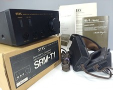 STAX SRM-T1  STAX SR-LAMBDA SIGNATURE Headphones & Amplifier LEGEND Works LOT