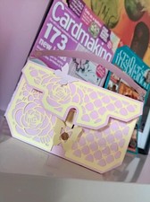 3D Greeting Card Clutch Paper Gift Box to Treasure & Display Secret Message Bag