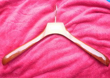 HARRIS TWEED  luxury wooden coat hanger