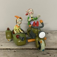Gobbo Goblin & Sly On Motorbike Noddy Figures Golden Bear Products Vintage 1995