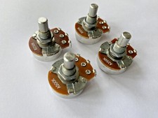 ALPHA 18mm Pots * SOLID * Shaft A250,B250,A500,B500K Guitar/Bass Vol/Tone