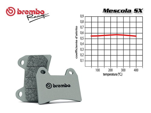 Brembo rear brake pad set - brembo,