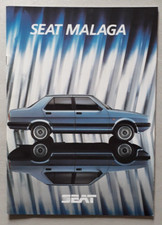 Seat malaga brochure 1987 - seat,