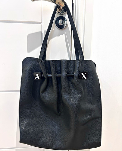 Armani exchange black faux - armani,